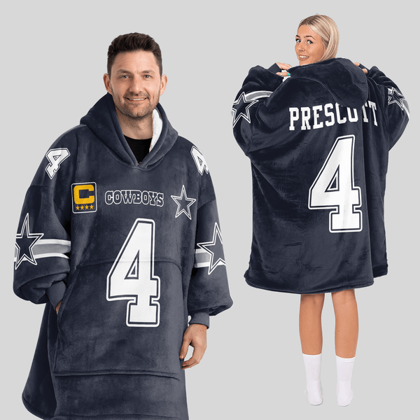 Adult D.P 4 Captain Dalllas Football Unisex Blanket Hoodie