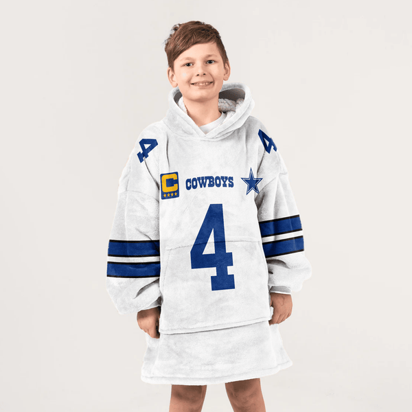 Kid D.P 4 Captain Dallas Football Unisex Blanket Hoodie