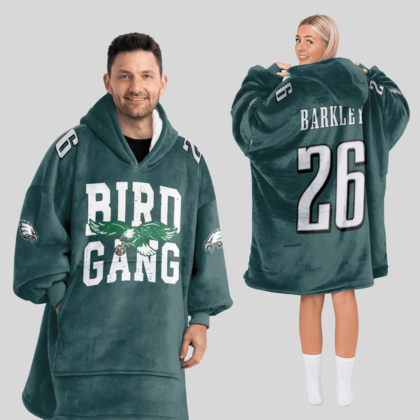 Bird Gang S.B 26 Philadelphia Football Unisex Blanket Hoodie