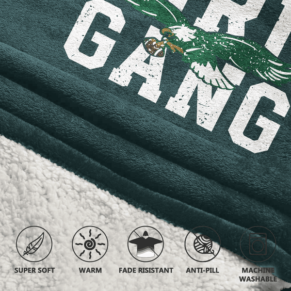 Bird Gang S.B 26 Philadelphia Football Unisex Blanket Hoodie