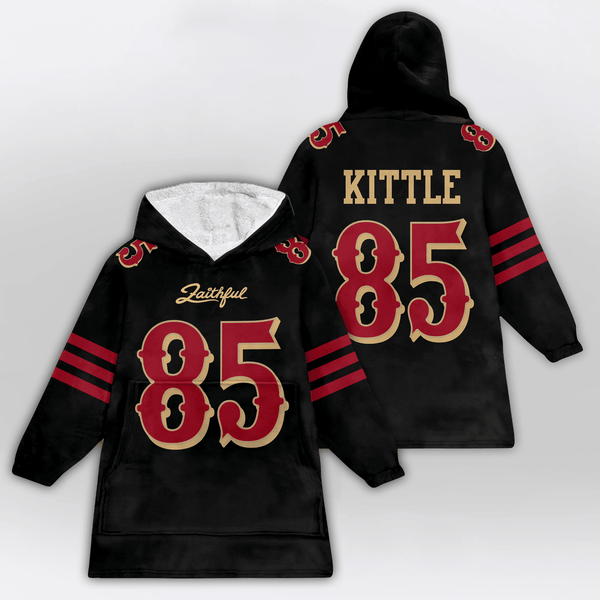 G.K 85 San Francisco Football Unisex Blanket Hoodie
