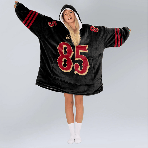 G.K 85 San Francisco Football Unisex Blanket Hoodie