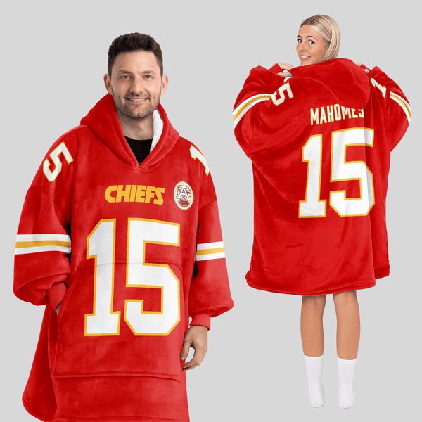 P.M 15 Kansas City Football Unisex Blanket Hoodie