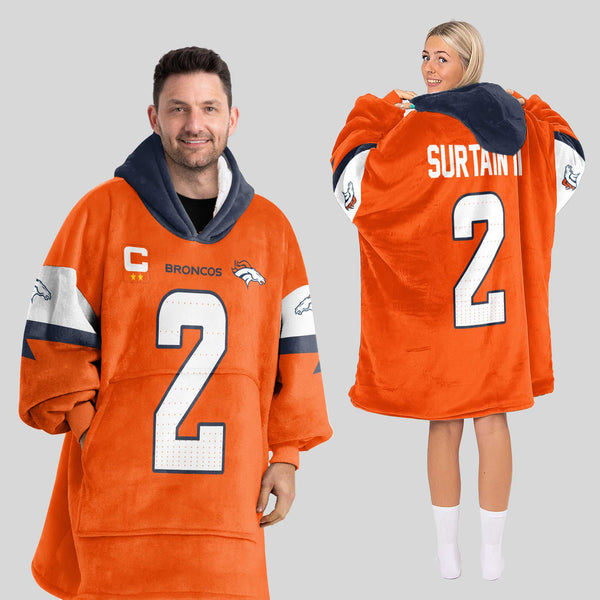 P.S 2 Denver Football Unisex Blanket Hoodie