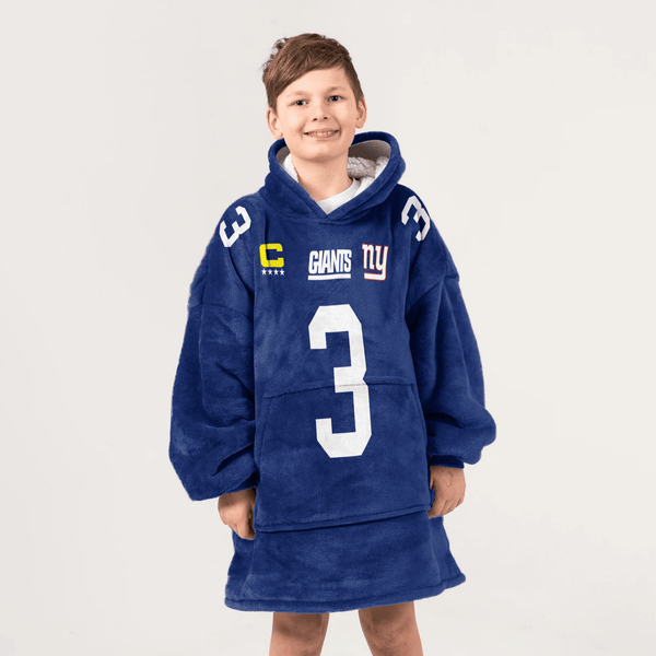 Kid R.W 3 Captain New York G Football Unisex Blanket Hoodie