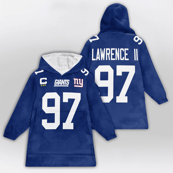 D.L 97 Captain New York G Football Unisex Blanket Hoodie