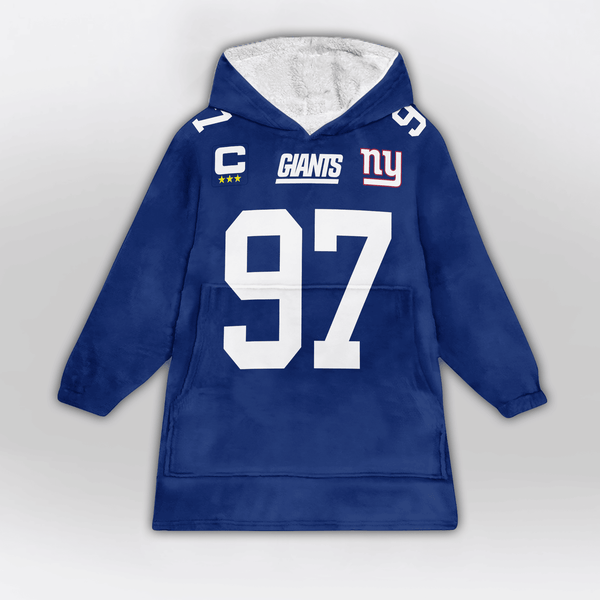 D.L 97 Captain New York G Football Unisex Blanket Hoodie