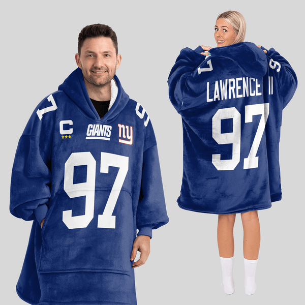 D.L 97 Captain New York G Football Unisex Blanket Hoodie