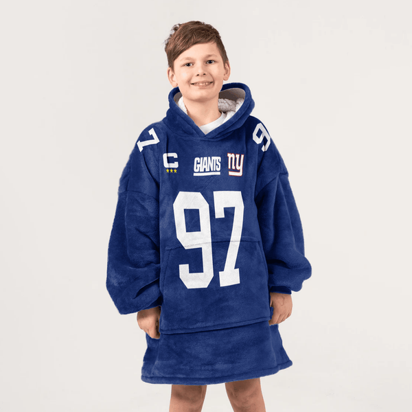 Kid D.L 97 Captain New York G Football Unisex Blanket Hoodie