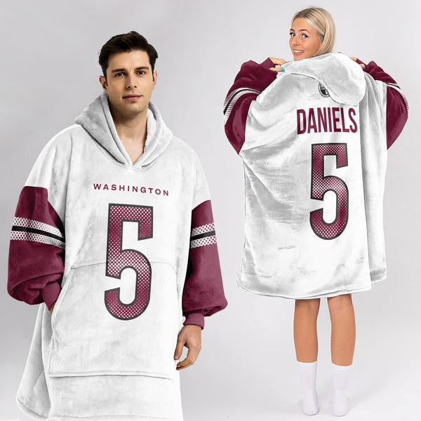5 Washington Football Unisex Blanket Hoodie