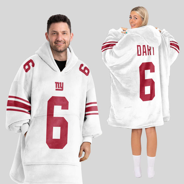 J.D 6 New York G Football Unisex Blanket Hoodie