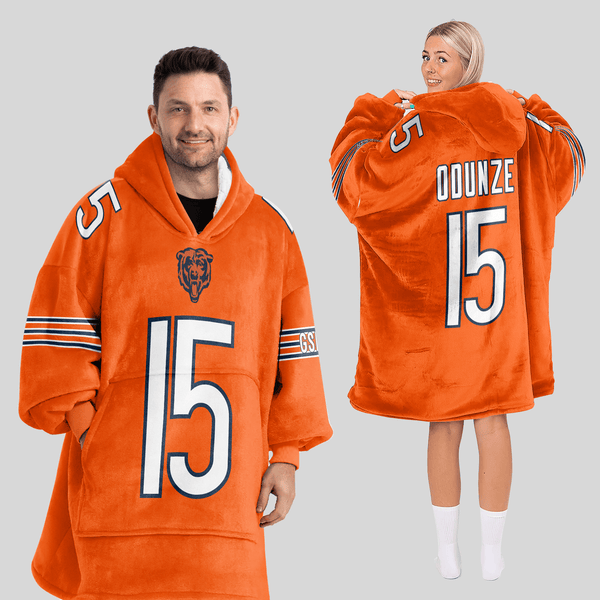 R.O 15 Chicago Football Unisex Blanket Hoodie