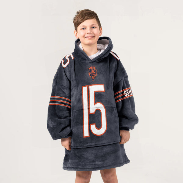 R.O 15 Chicago Football Unisex Blanket Hoodie