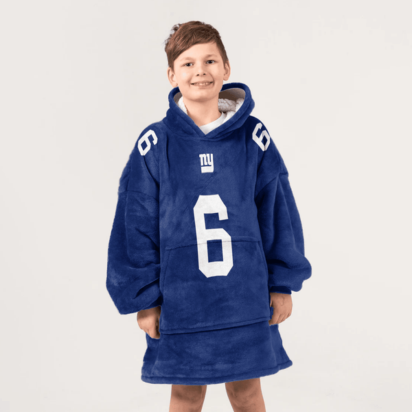 J.D 6 New York G Football Unisex Blanket Hoodie