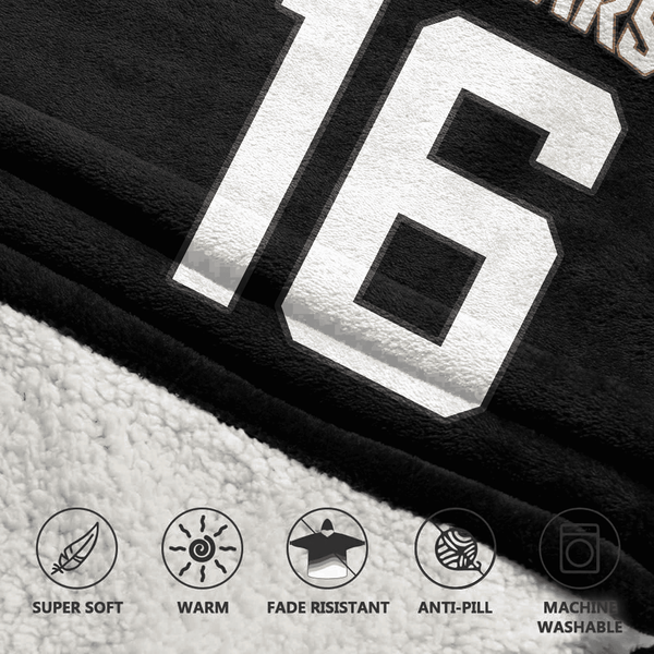 T.L 16 Jacksonville Football Unisex Blanket Hoodie