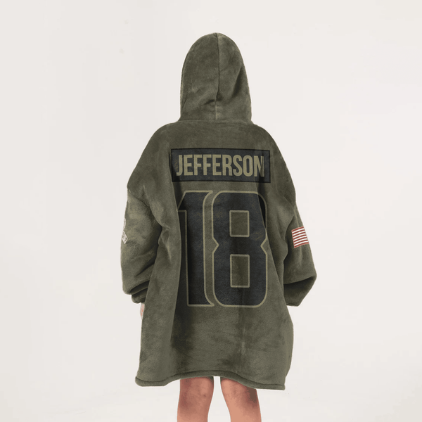 Army J.J 18 Minnesota Football Unisex Blanket Hoodie