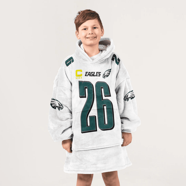 Captain S.B 26 Philadelphia Football Unisex Blanket Hoodie