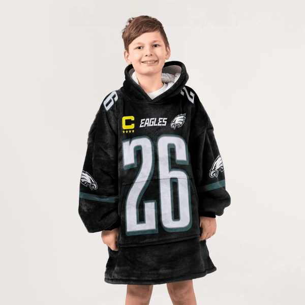 Captain S.B 26 Philadelphia Football Unisex Blanket Hoodie