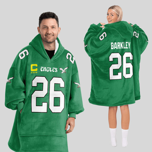 Captain S.B 26 Philadelphia Football Unisex Blanket Hoodie