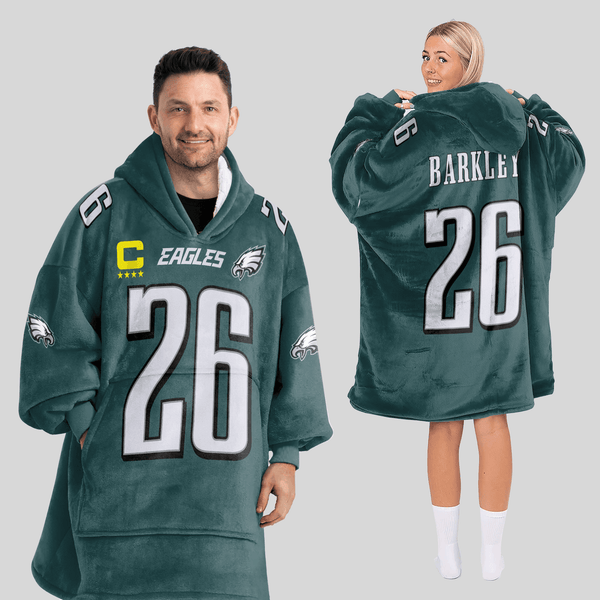 Captain S.B 26 Philadelphia Football Unisex Blanket Hoodie