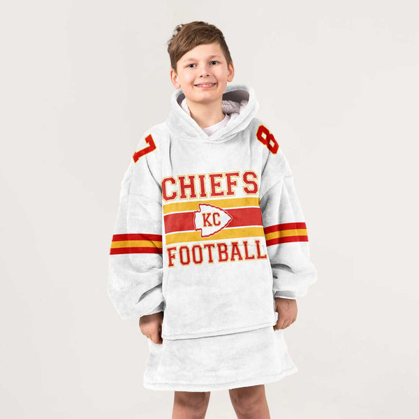 Kansas City Football Unisex Blanket Hoodie