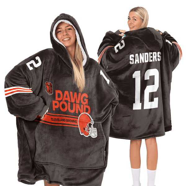 Dawg Pound Cleveland Football Unisex Blanket Hoodie