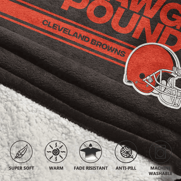 Dawg Pound Cleveland Football Unisex Blanket Hoodie