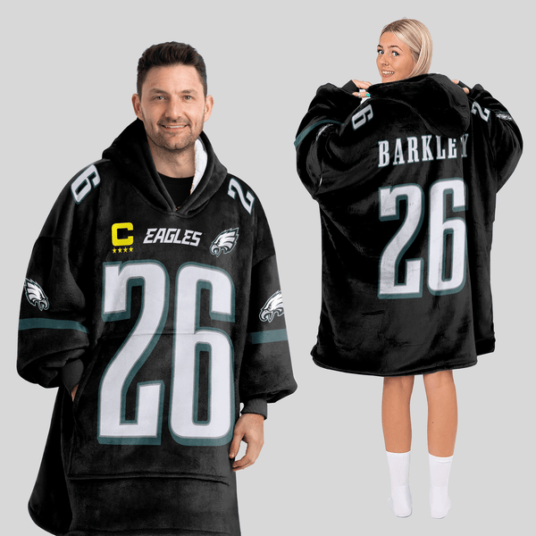 Captain S.B 26 Philadelphia Football Unisex Blanket Hoodie