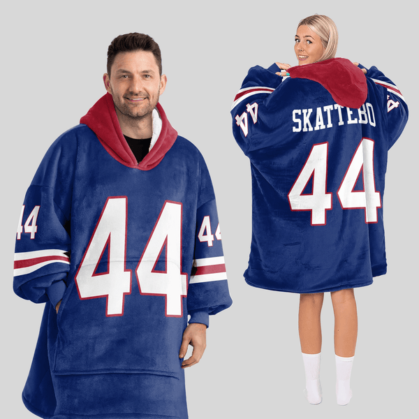 C.S 44 New York G Football Unisex Blanket Hoodie