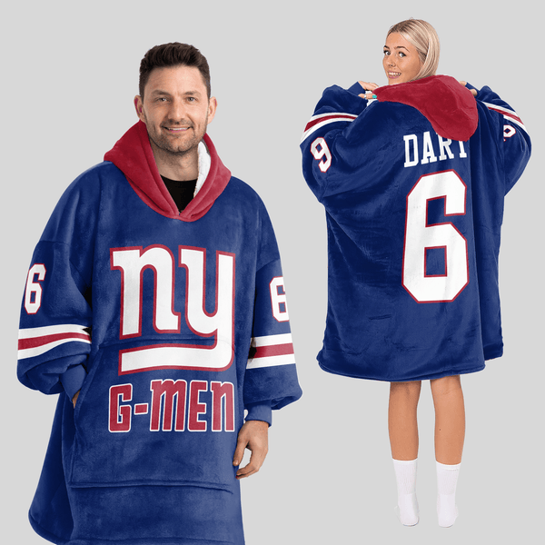 New York G Football Unisex Blanket Hoodie