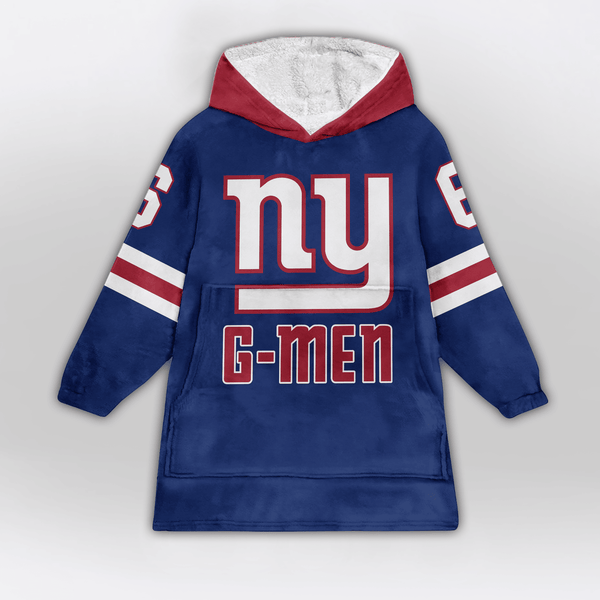 New York G Football Unisex Blanket Hoodie