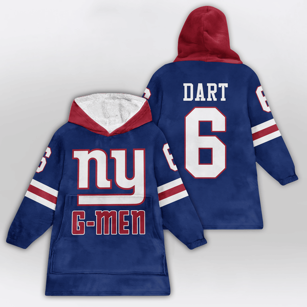 New York G Football Unisex Blanket Hoodie