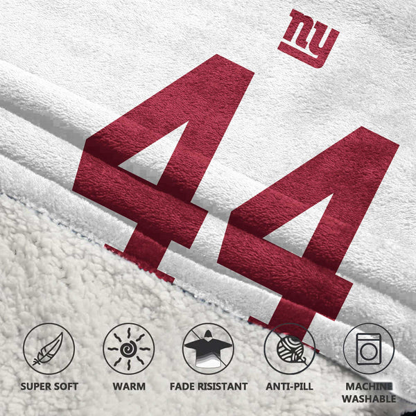 C.S 44 New York G Football Unisex Blanket Hoodie