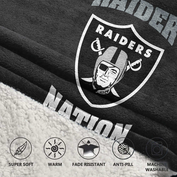 Las Vegas Football Unisex Blanket Hoodie