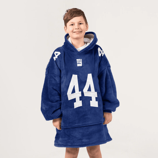 C.S 44 New York G Football Unisex Blanket Hoodie
