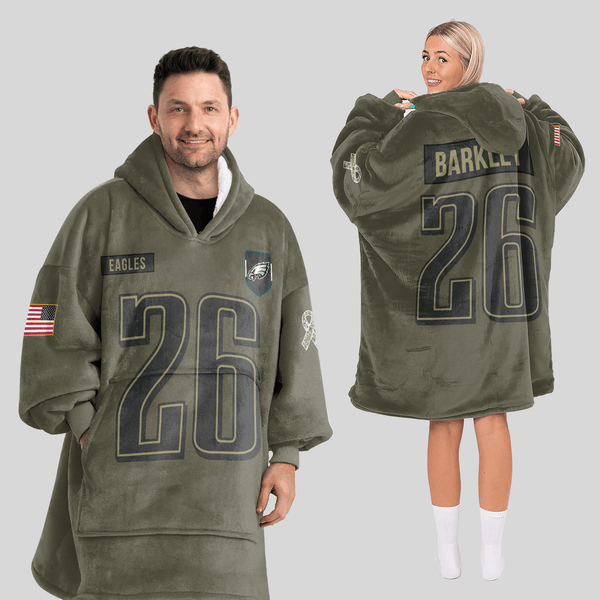 S.B 26 Philadelphia Football Unisex Blanket Hoodie