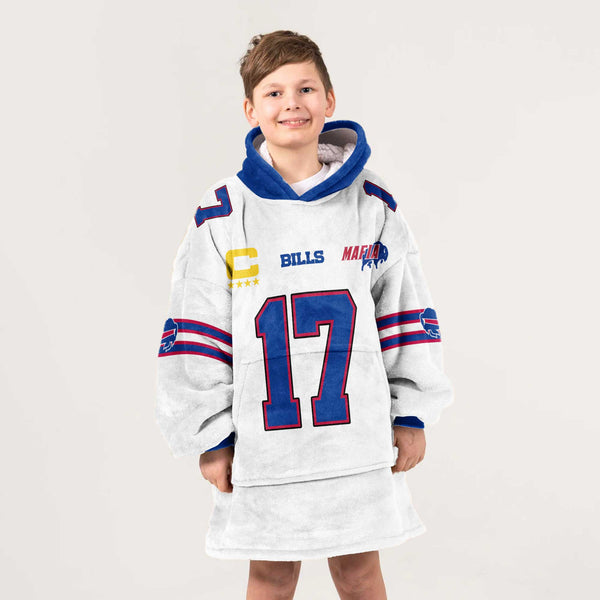 Mafia J.A 17 Buffalo Football Unisex Blanket Hoodie