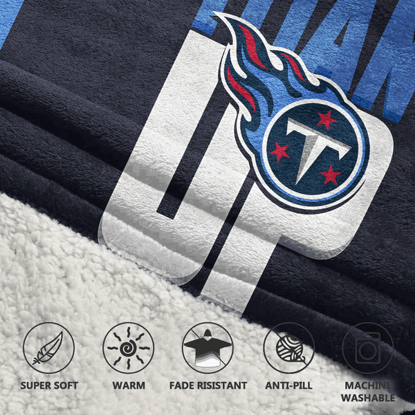 Titan Up Tennessee Football Unisex Blanket Hoodie