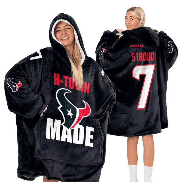 Houston Football Unisex Blanket Hoodie