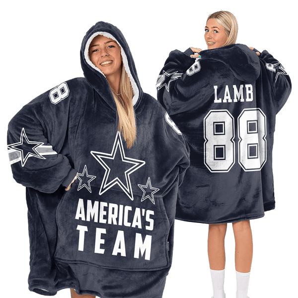 Dallas Football Unisex Blanket Hoodie