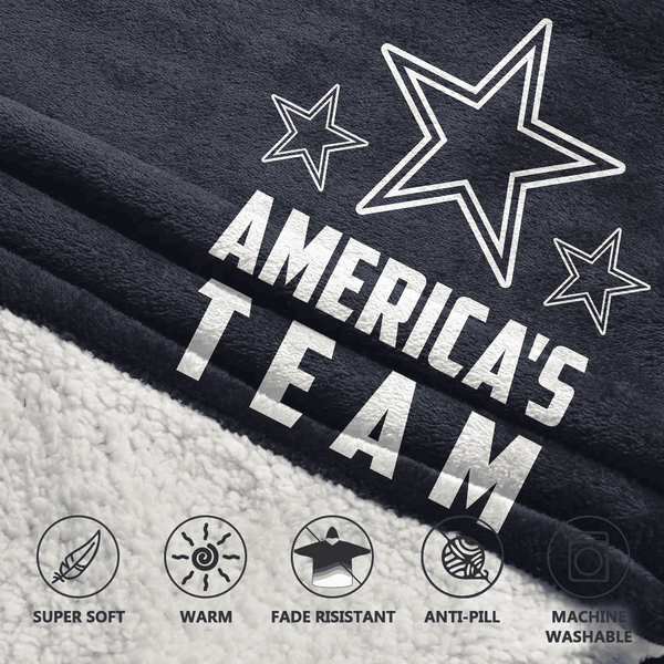 Dallas Football Unisex Blanket Hoodie