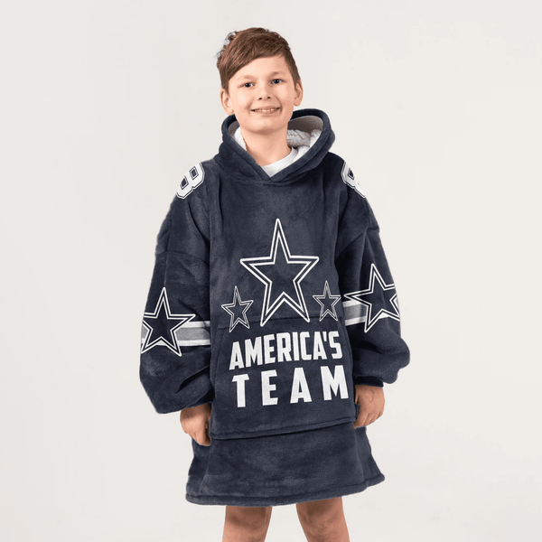 Dallas Football Unisex Blanket Hoodie