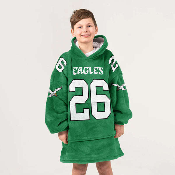 Captain 26 Philadelphia Football Unisex Blanket Hoodie