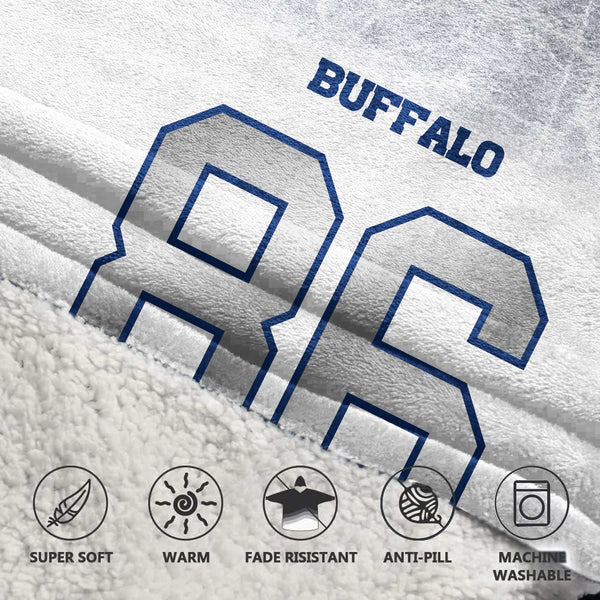 D.K 86 Buffalo Football Unisex Blanket Hoodie