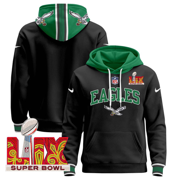Men's Philadelphia Eagles Pullover Hoodie - All Print