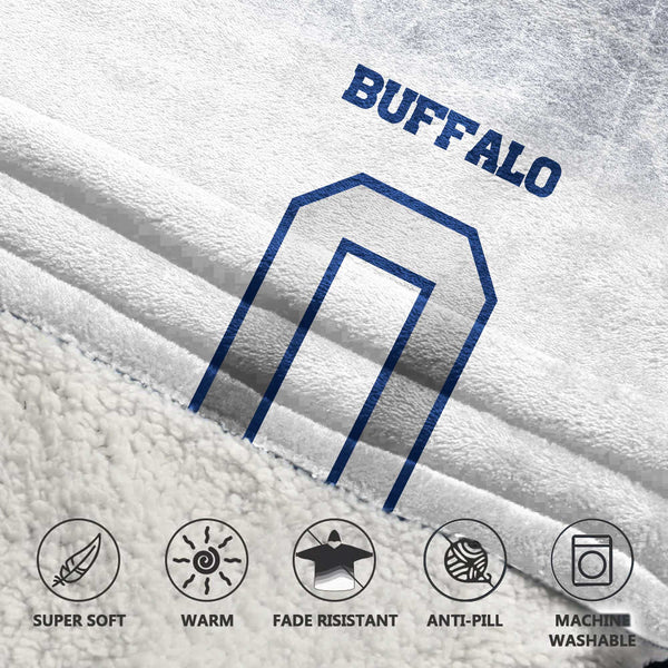 K.C 0 Buffalo Football Unisex Blanket Hoodie