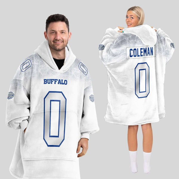 K.C 0 Buffalo Football Unisex Blanket Hoodie