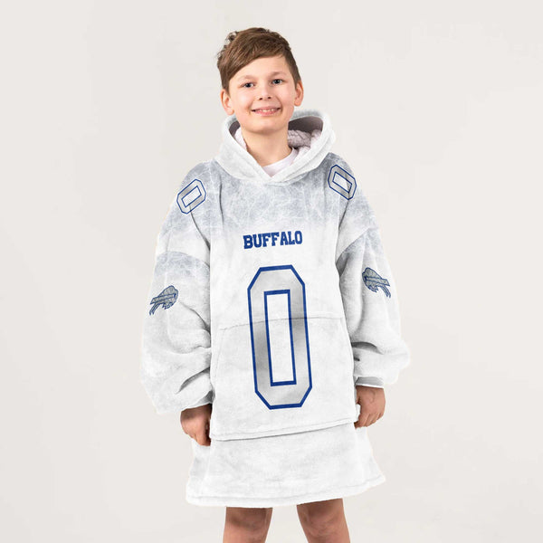 K.C 0 Buffalo Football Unisex Blanket Hoodie