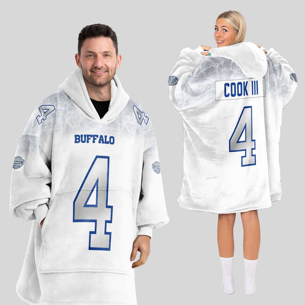 J.C 4 Buffalo Football Unisex Blanket Hoodie