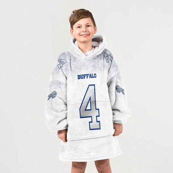 J.C 4 Buffalo Football Unisex Blanket Hoodie